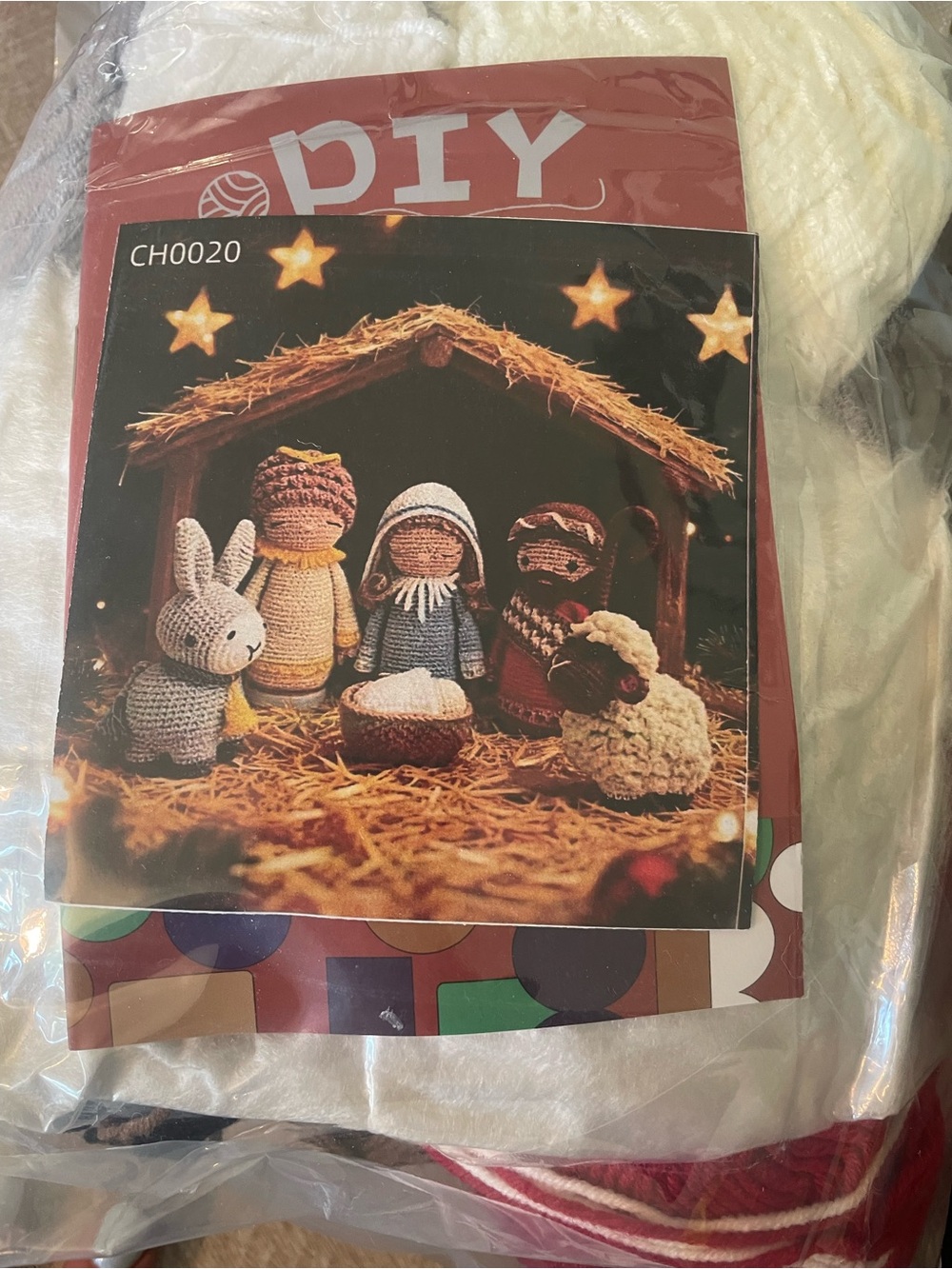New 6 sets DIY Crochet Nativity Set Kit 6 pieces each set